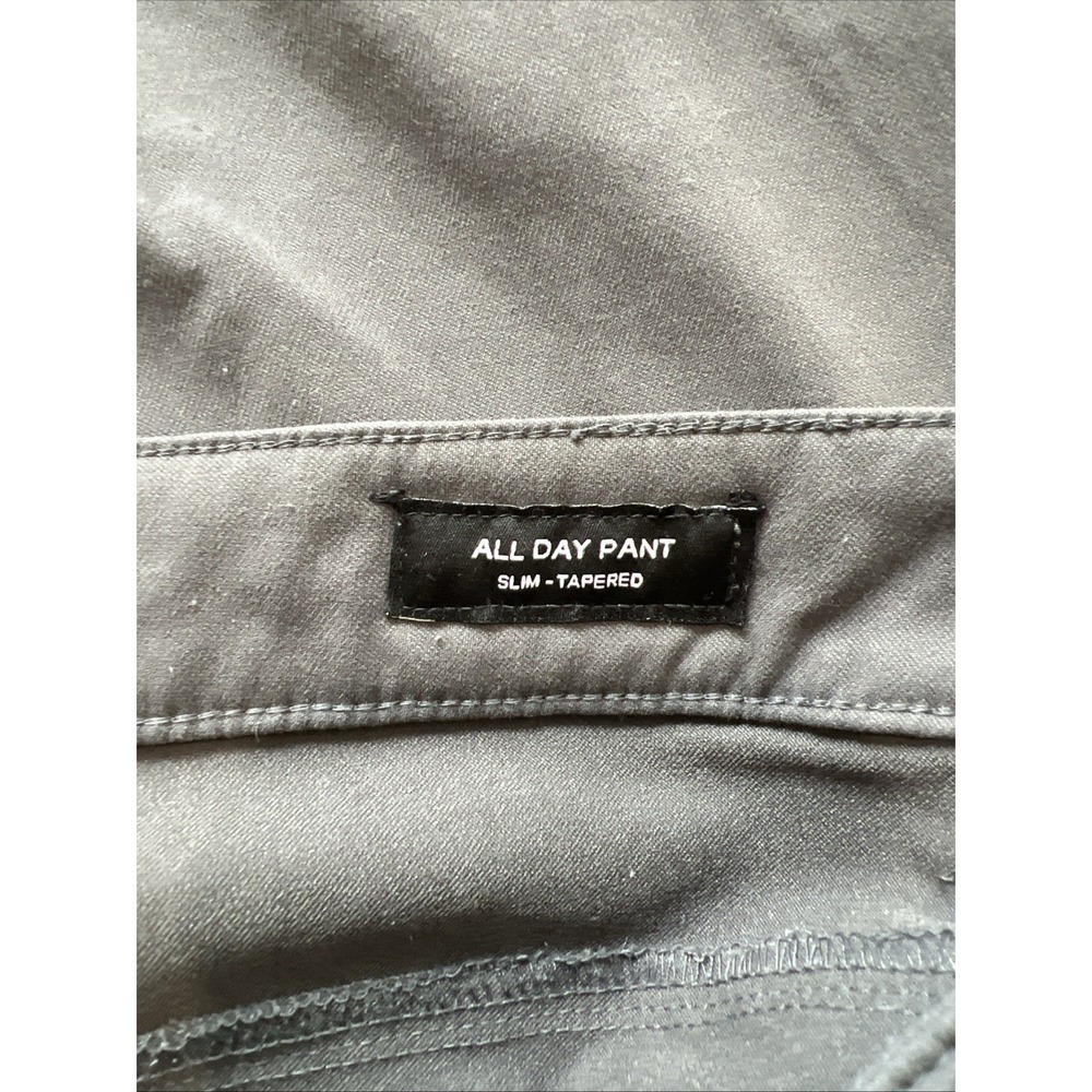 True Linkswear All Day Pants Size‎ 33 Gray Slim Tapered Golf Performance Classic - Picture 7 of 10